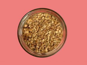 Crunchy im Glas von oben