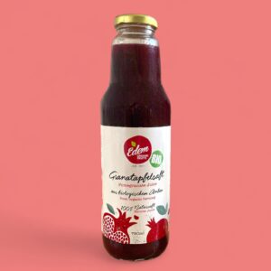 Fruchtig-s&uuml;&szlig;er Bio-Granatapfelsaft aus Kreta. 100 % Direktsaft, vegan, ohne Zus&auml;tze &ndash; reich an Antioxidantien.